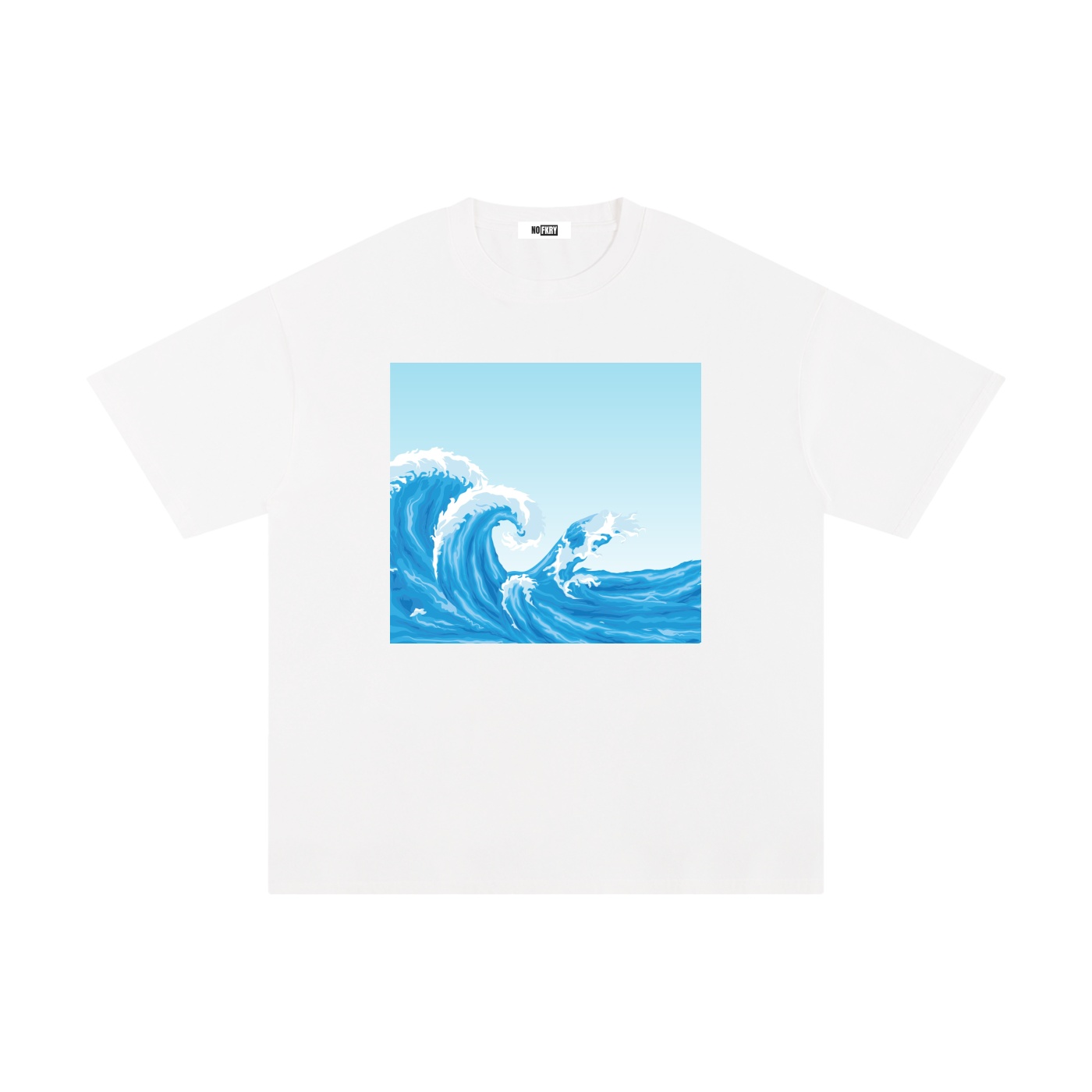 Wavy – Unisex Pure Cotton T-Shirt