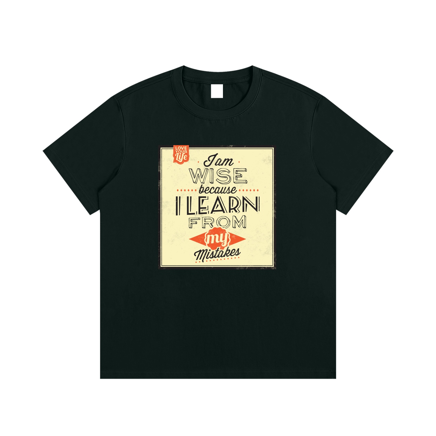 I Learn From My Mistakes - Essential Cotton T-Shirt - Image 5