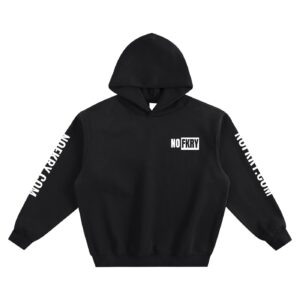 NO FKRY Music WTF - Fleeced Boxy Hoodie