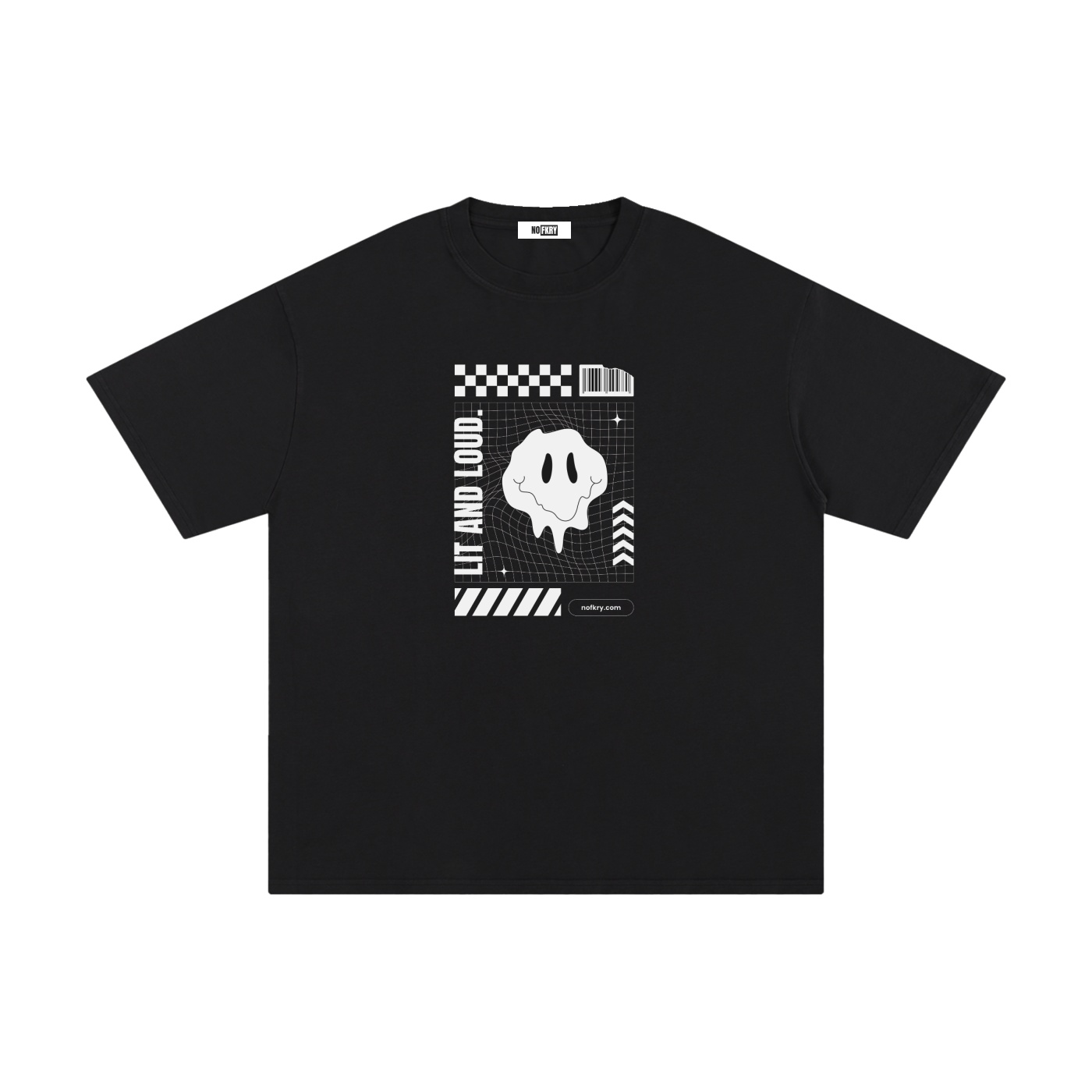 Lit and Loud - Unisex Pure Cotton T-Shirt