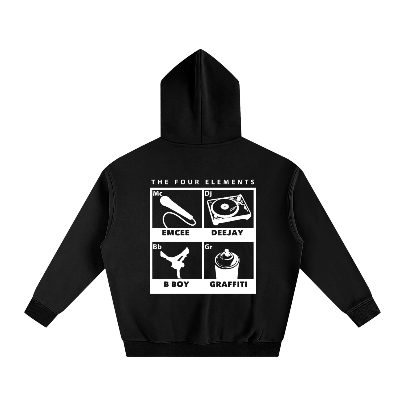 NO FKRY 4 Elements – Oversize Fleeced Hoodie