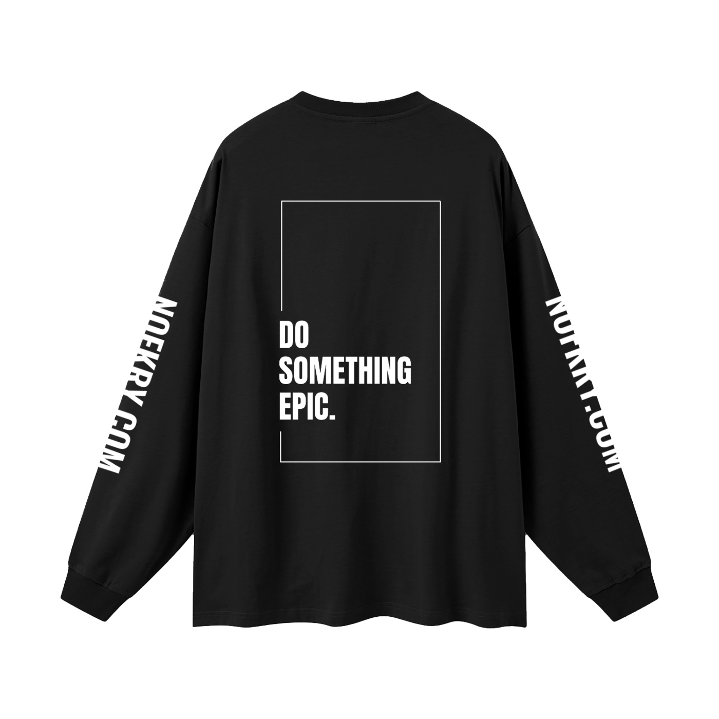 Do Something Epic – Oversized Unisex Long Sleeve T-Shirt