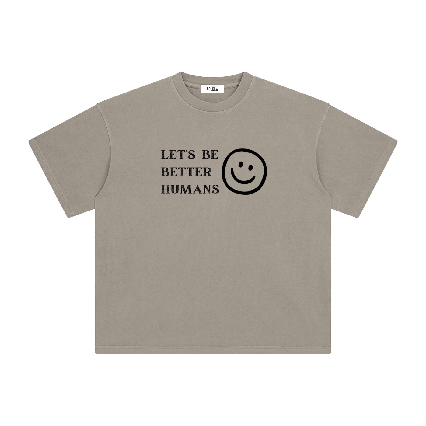 Let's Be Better Humans - Enzyme Washed T-Shirt - Image 9