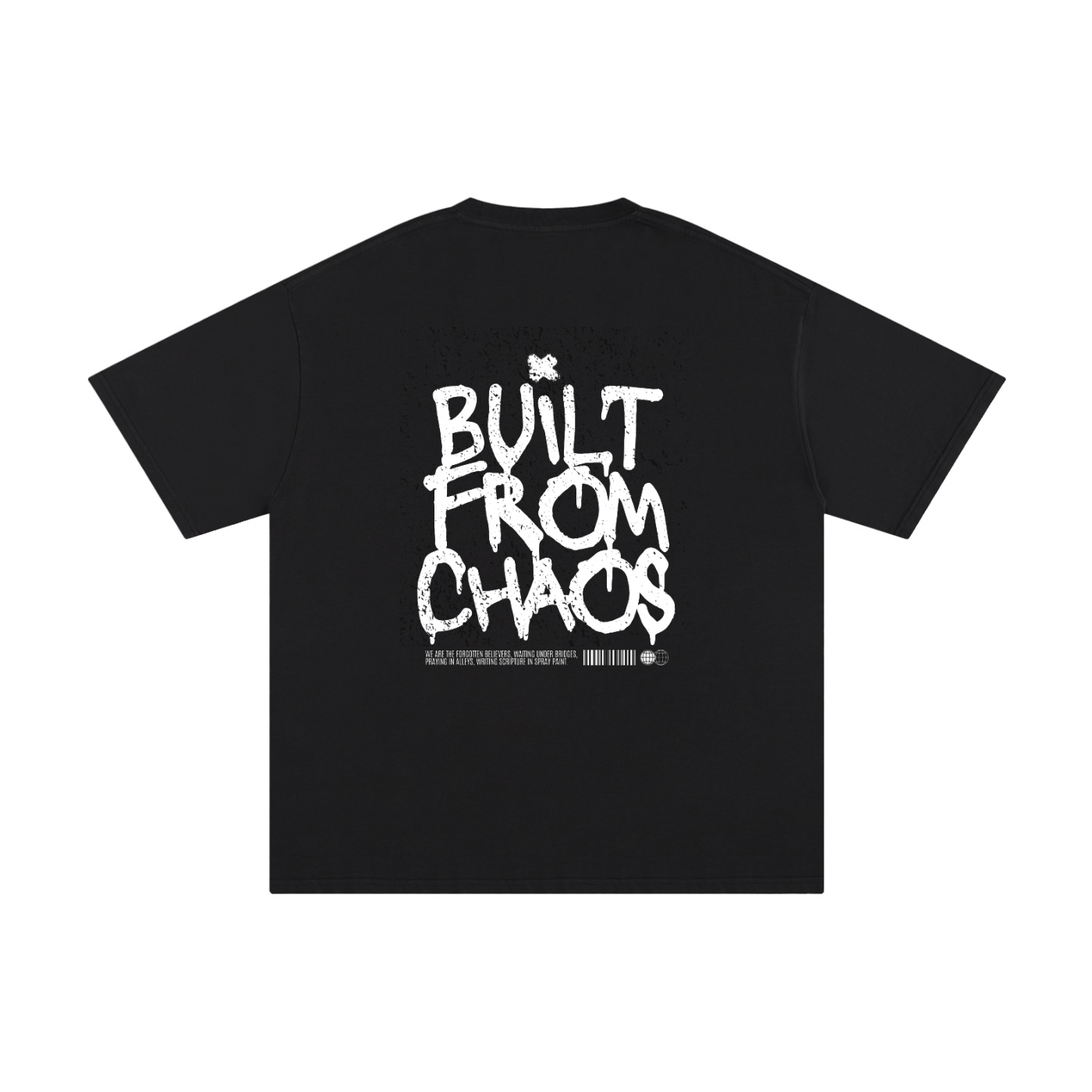Built From Chaos – Unisex Pure Cotton T-Shirt