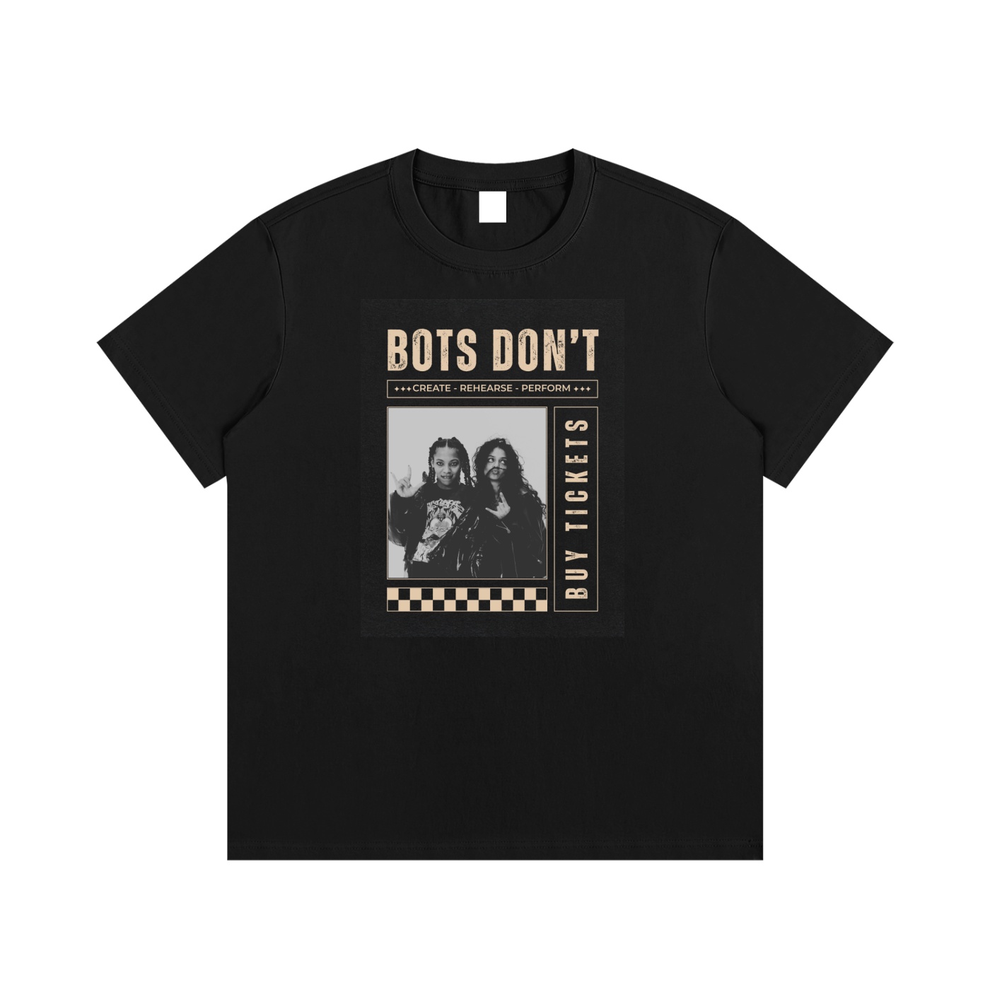 Bots Don't Buy Tickets (2GIRLS) -Essential Cotton T-Shirt