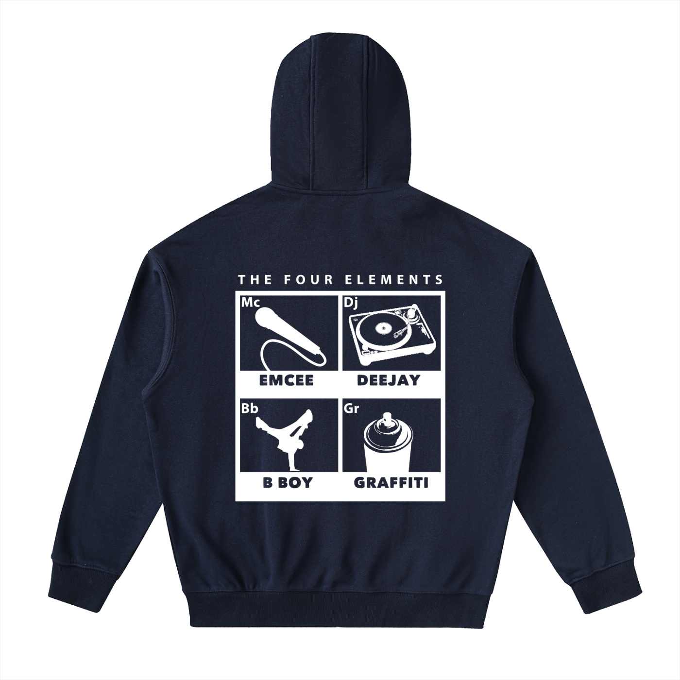 4 Elements - Drop-Shoulder Zip Up Hoodie - Image 6