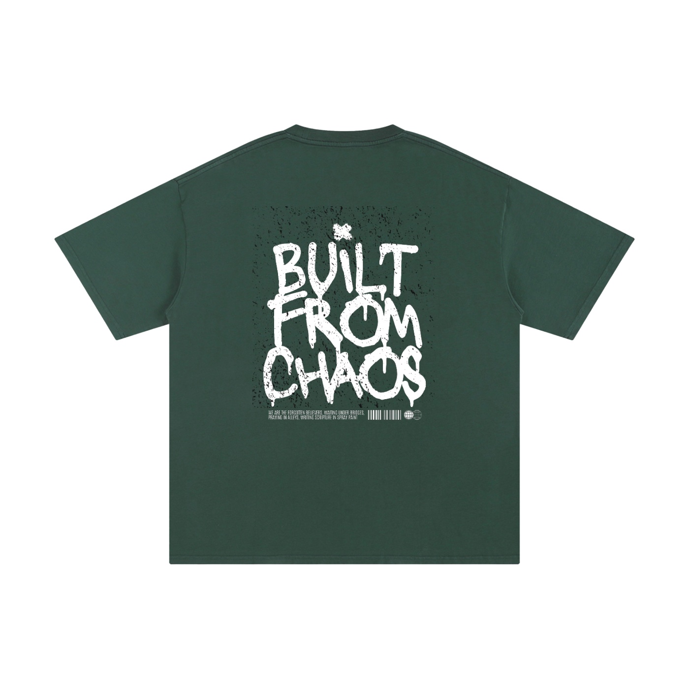Built From Chaos - Unisex Pure Cotton T-Shirt - Image 8