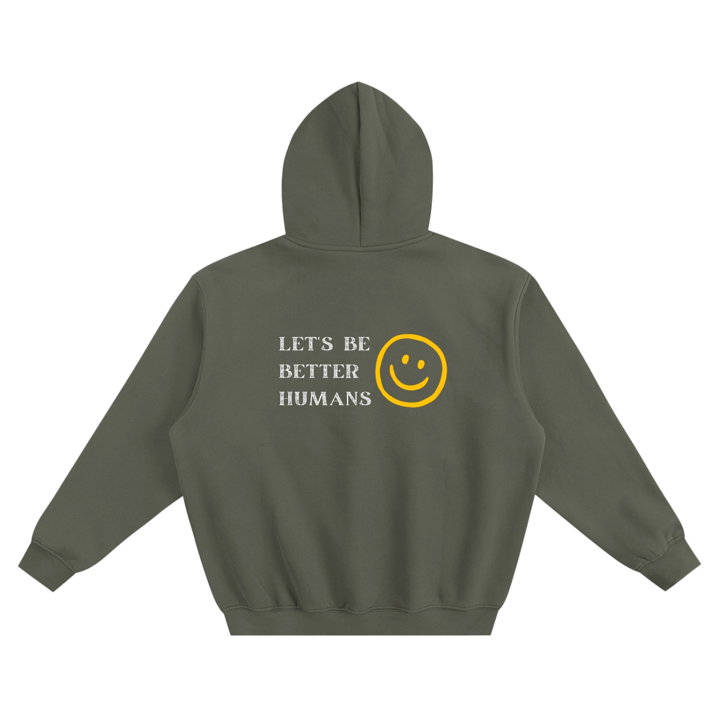 Le's Be Better Humans - Fleeced Boxy Hoodie - Image 4