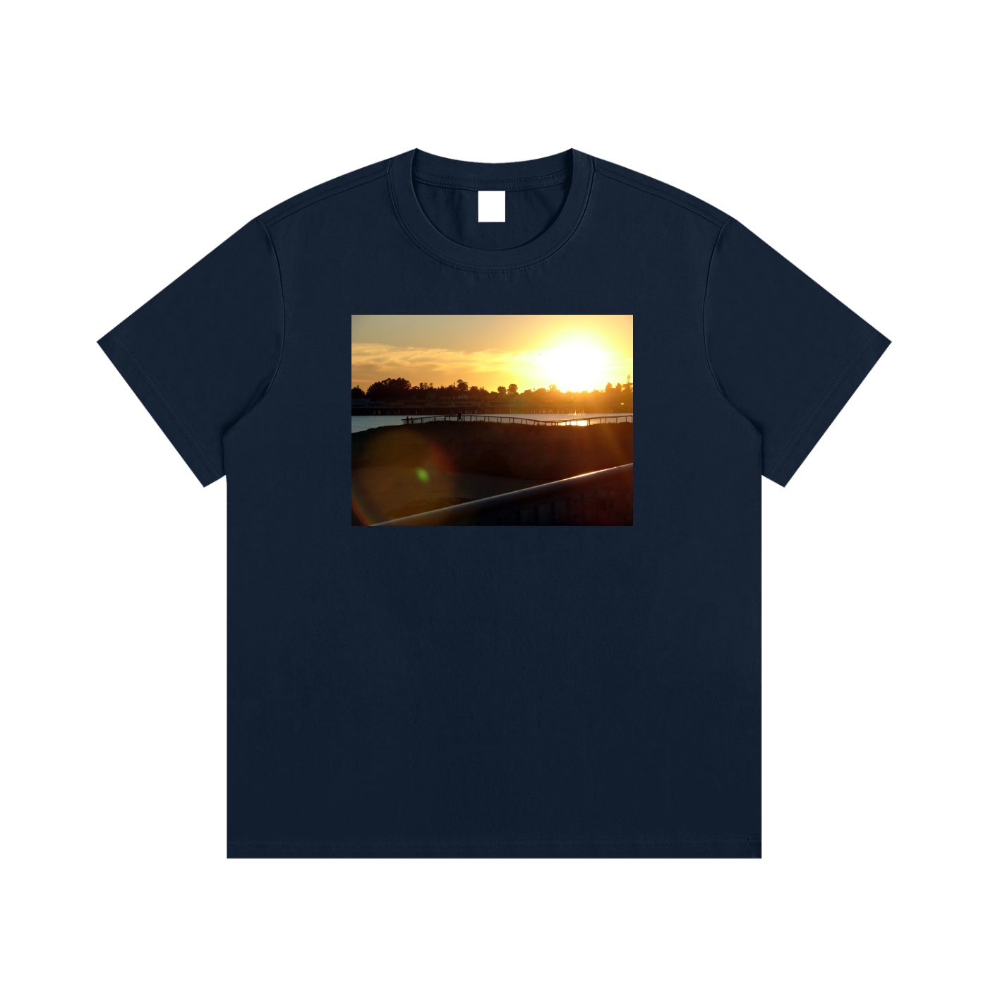 Santa Cruz Sunset - Essential Cotton T-Shirt - Image 27