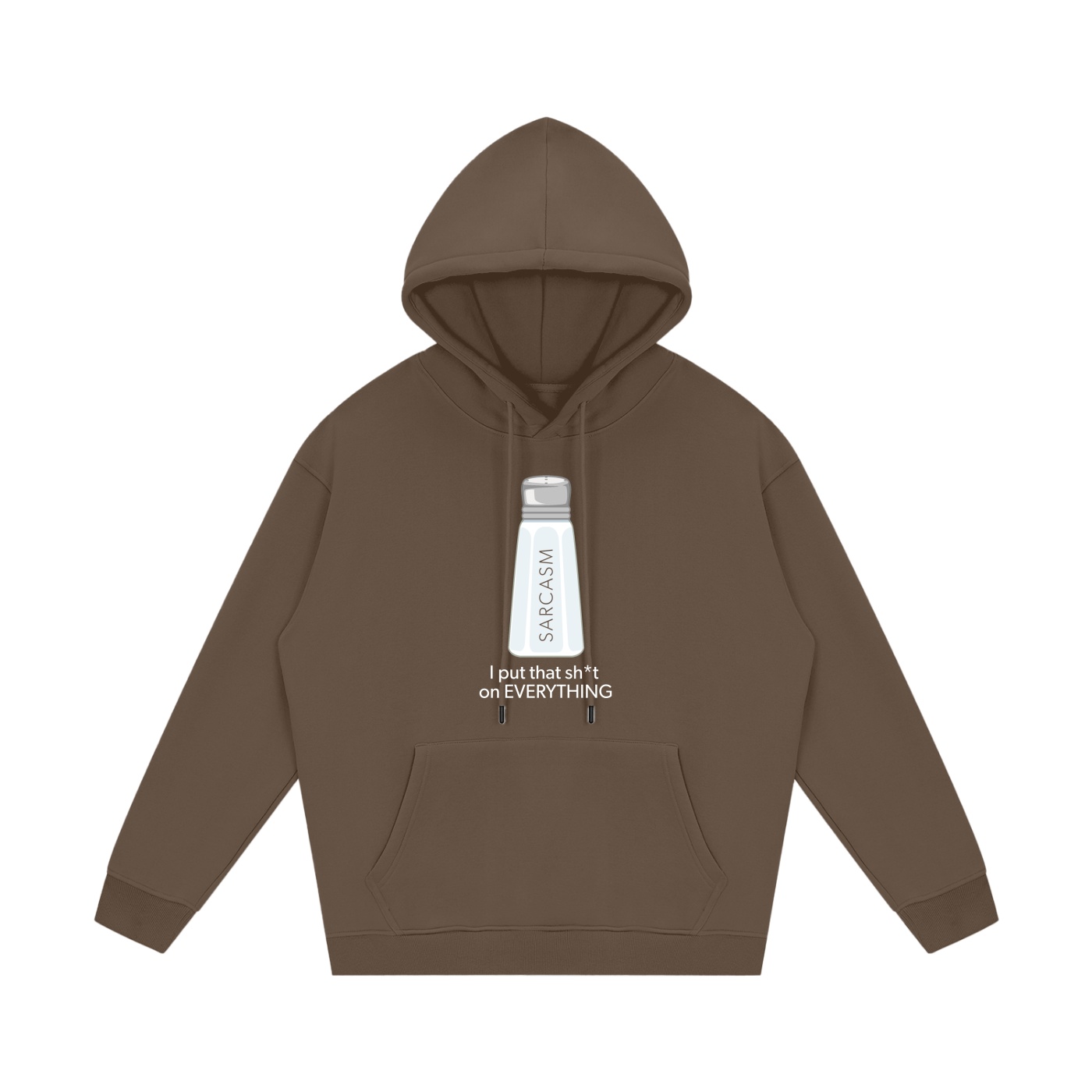 Sarcasm - Streetwear Unisex Fleece Hoodie - Image 5