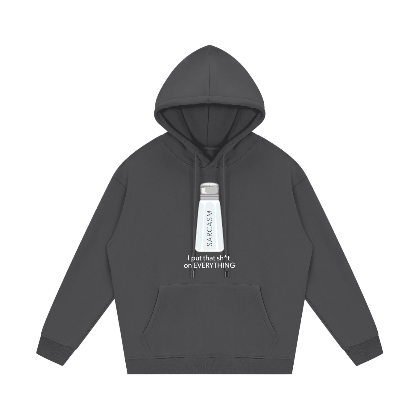 Sarcasm - Streetwear Unisex Fleece Hoodie - Image 3