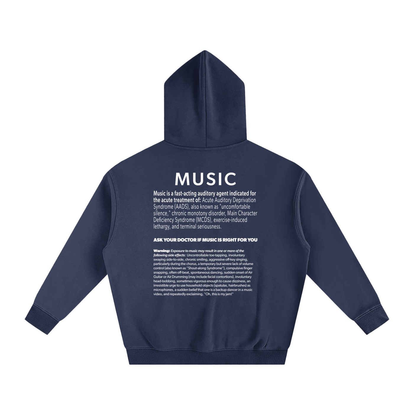 NO FKRY Music Prescription - Oversize Fleeced Hoodie - Image 10