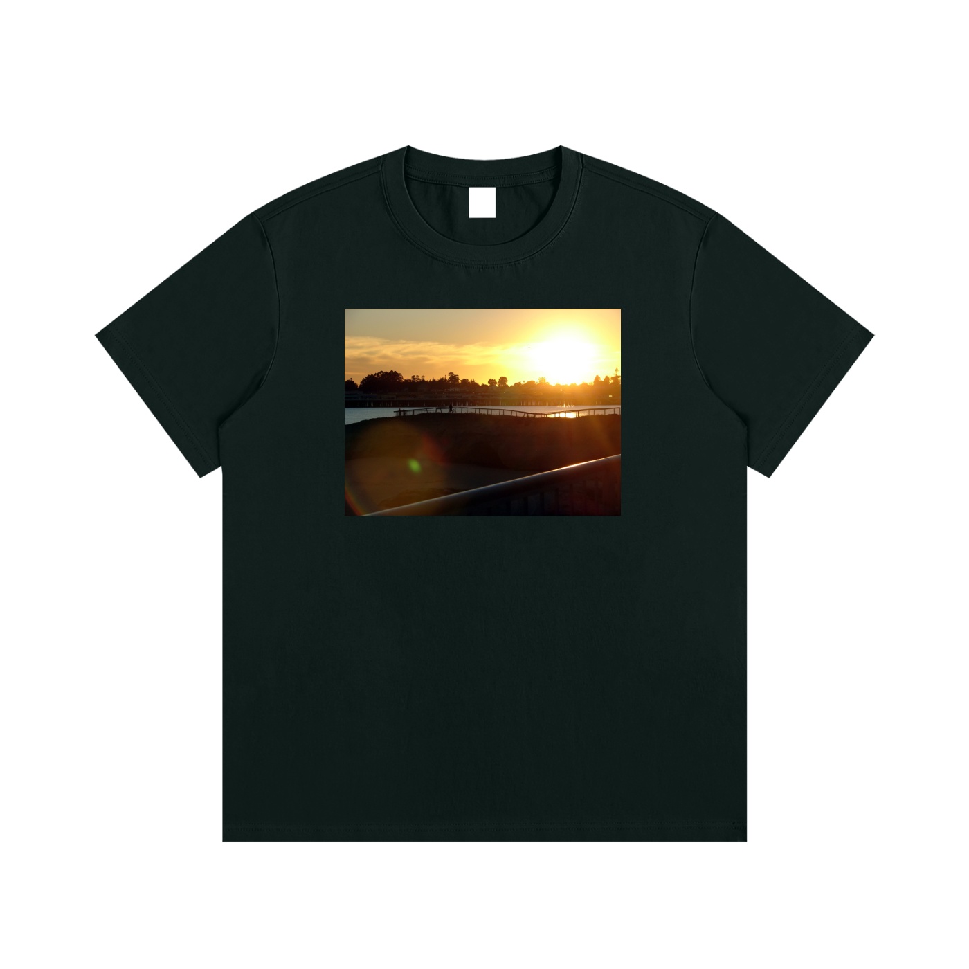 Santa Cruz Sunset - Essential Cotton T-Shirt - Image 25