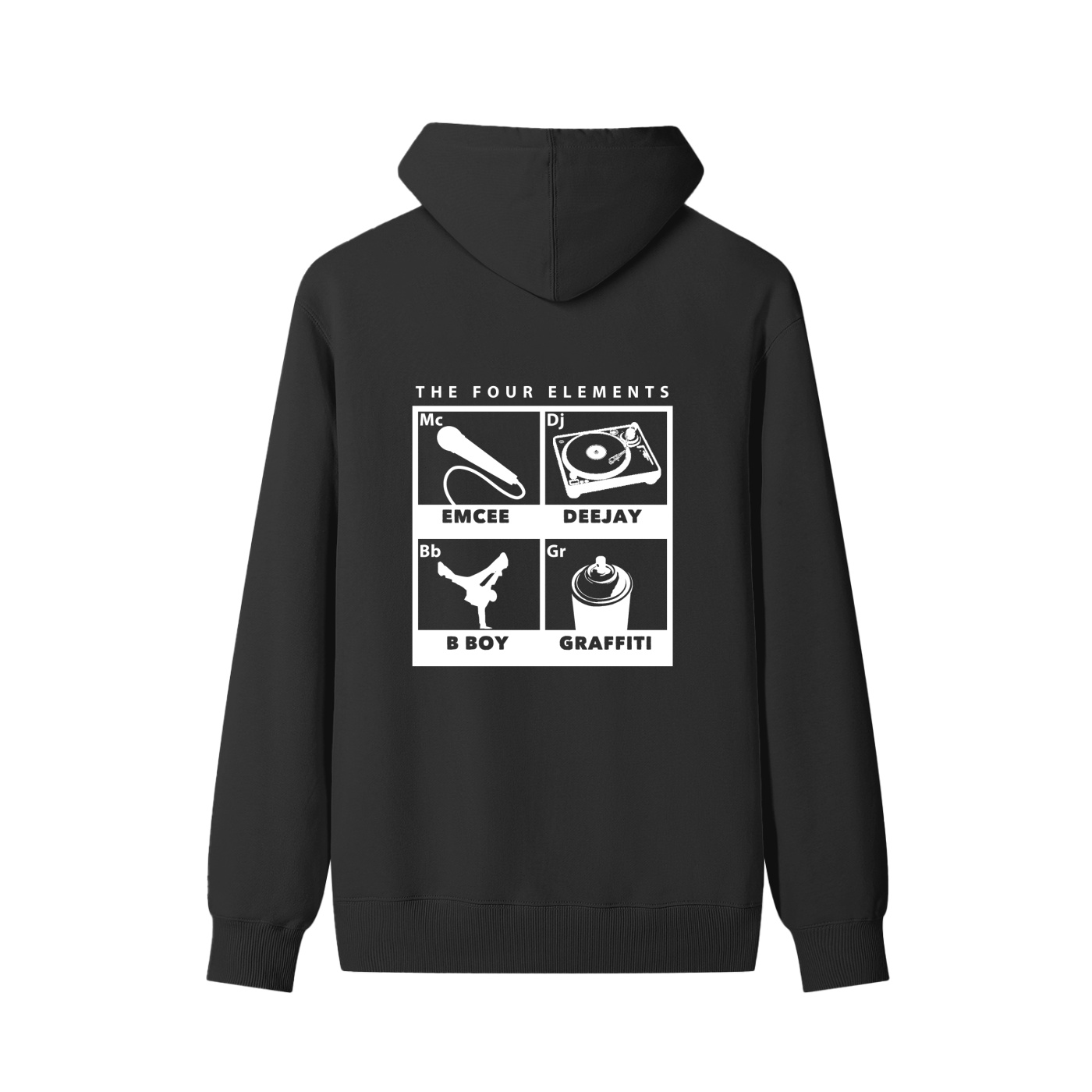 NO FKRY 4 Elements - Classic Unisex Cotton Hoodie - Image 2