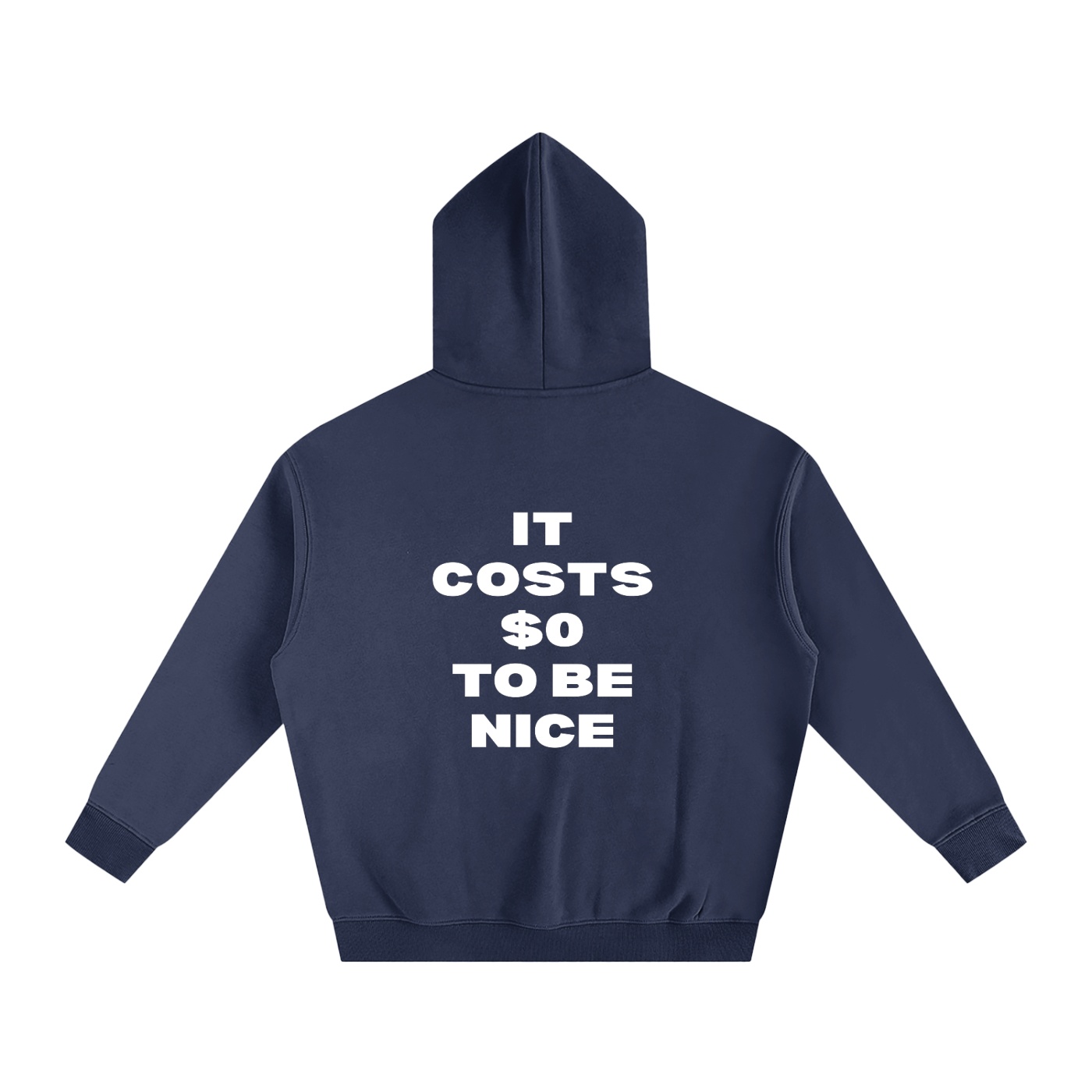 NO FKRY Be Nice - Oversize Fleeced Hoodie - Image 10
