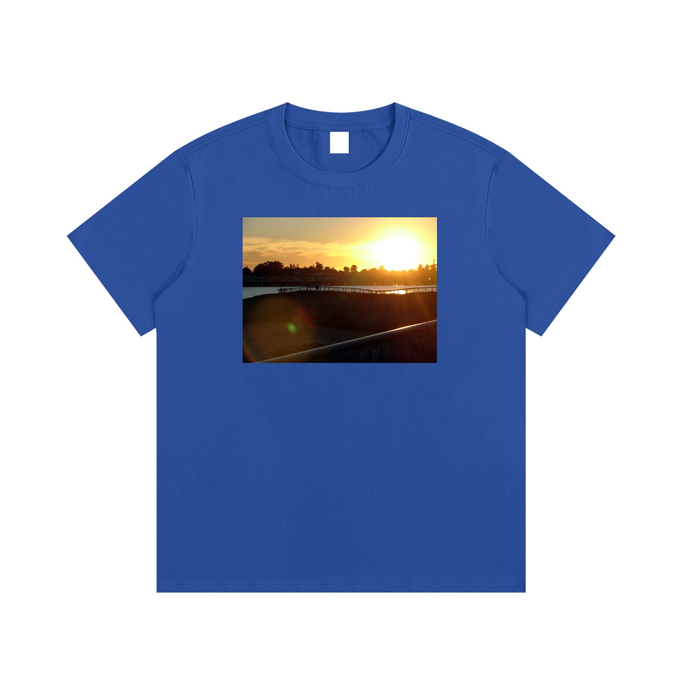 Santa Cruz Sunset - Essential Cotton T-Shirt - Image 21