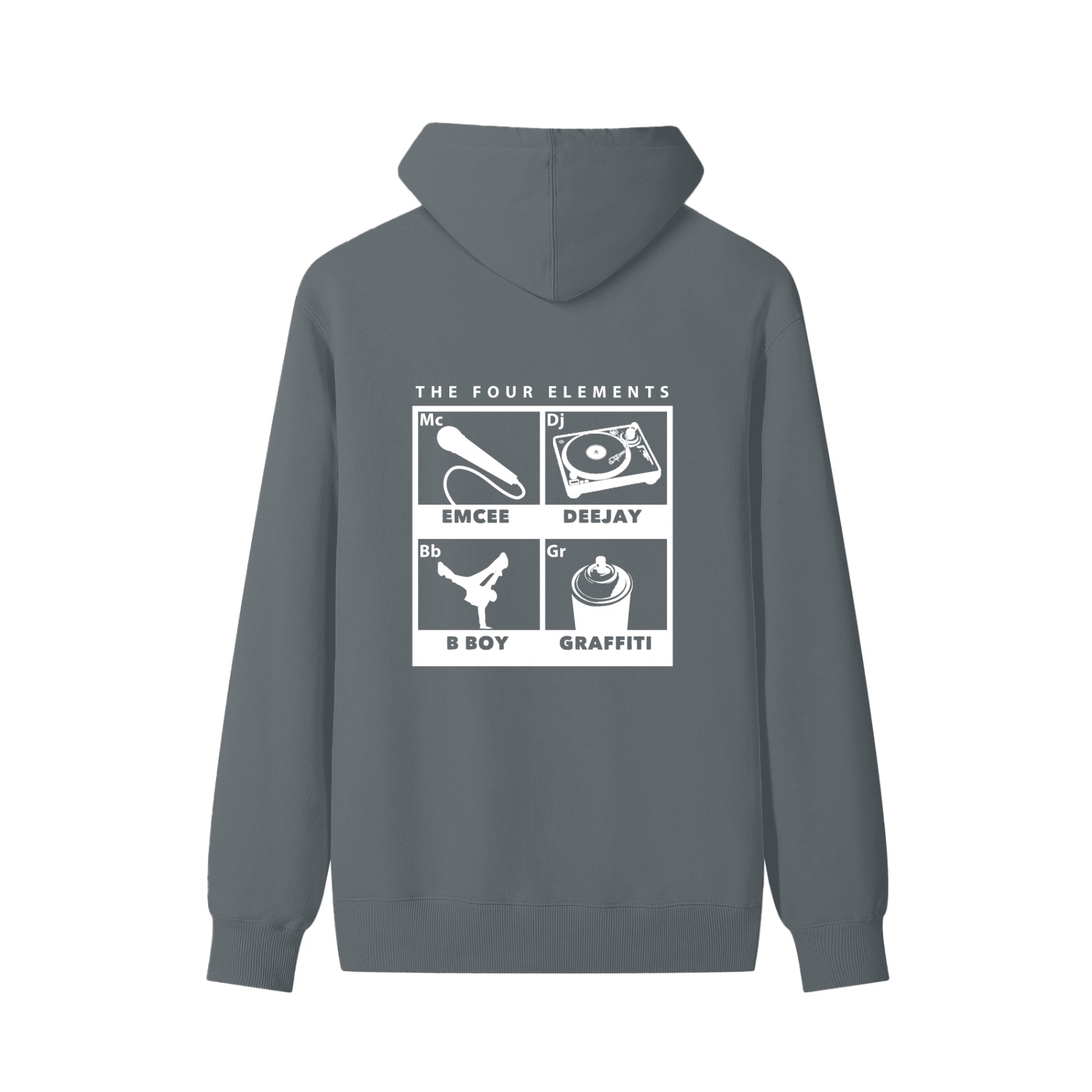 NO FKRY 4 Elements - Classic Unisex Cotton Hoodie - Image 4