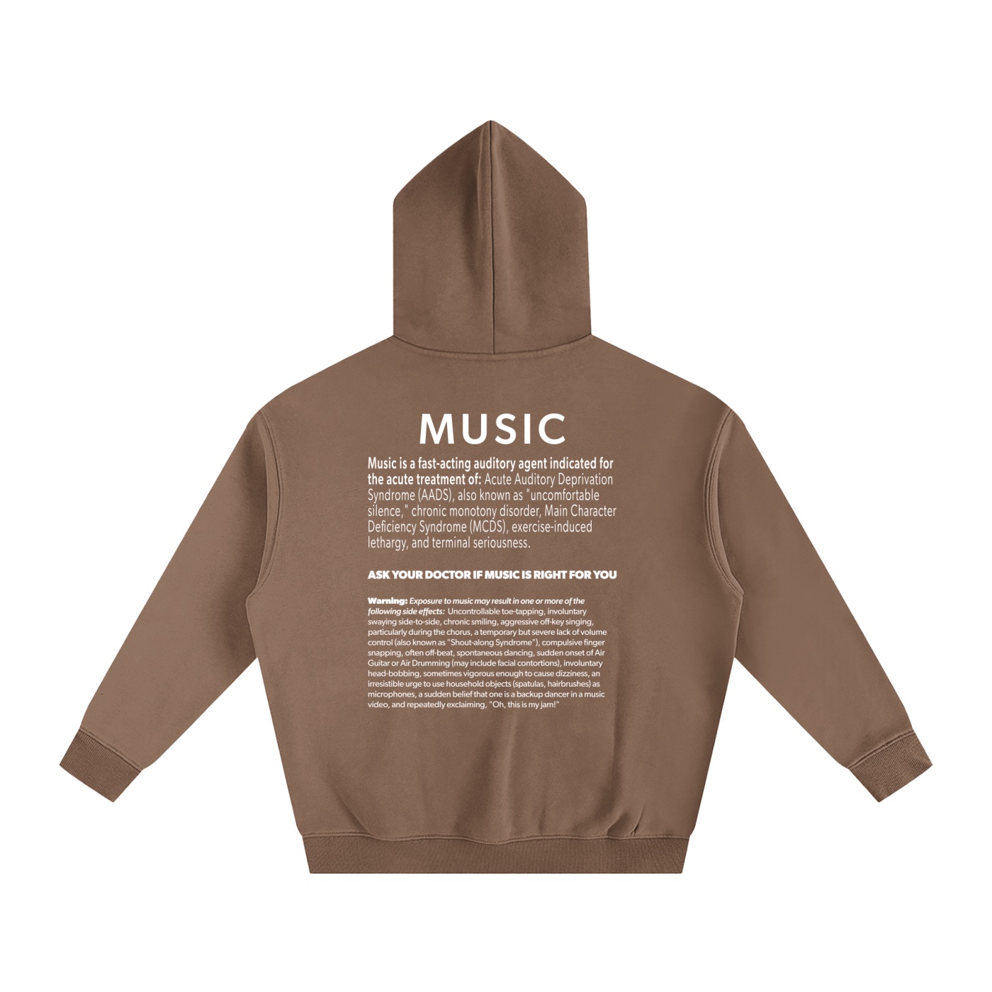 NO FKRY Music Prescription - Oversize Fleeced Hoodie - Image 6