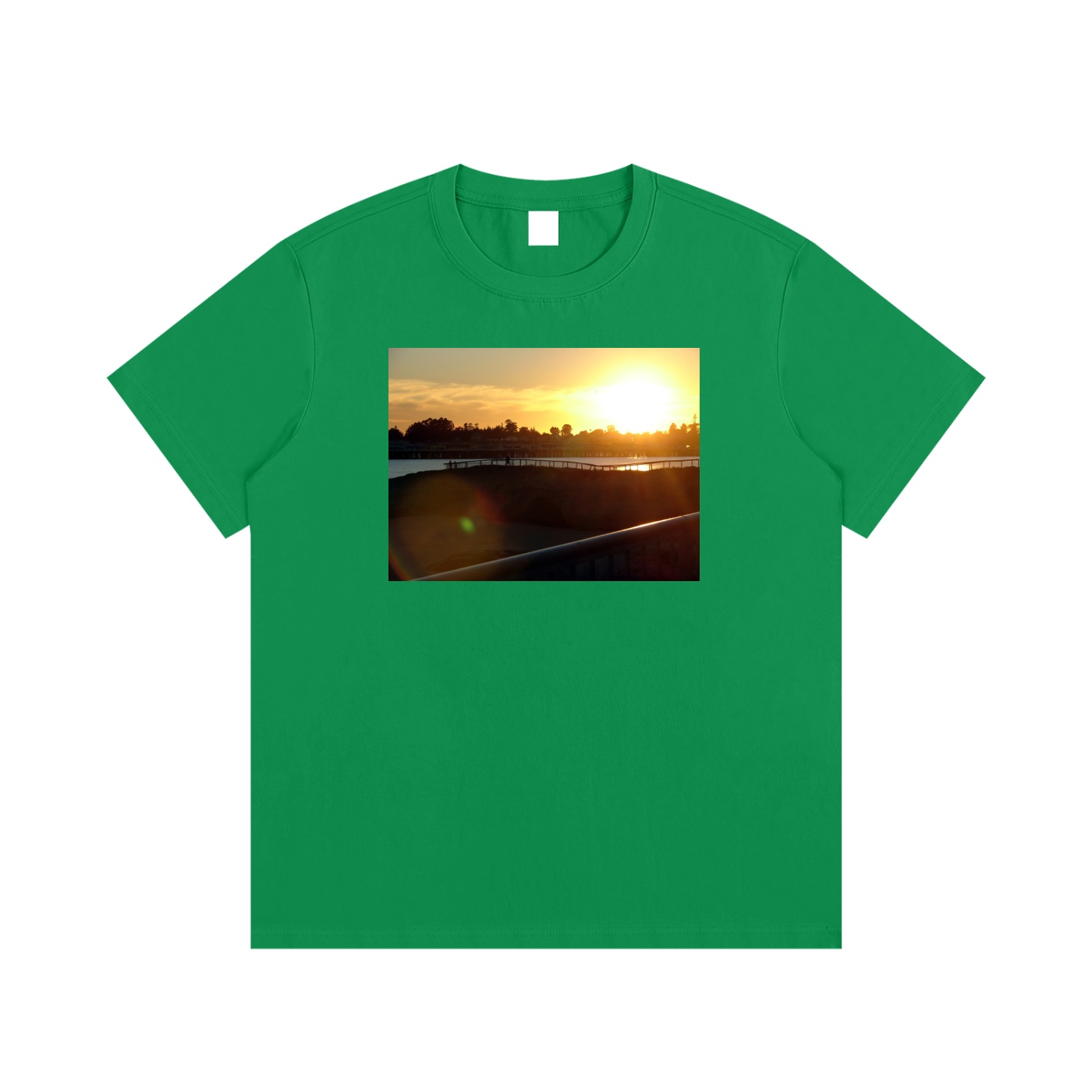 Santa Cruz Sunset - Essential Cotton T-Shirt - Image 23