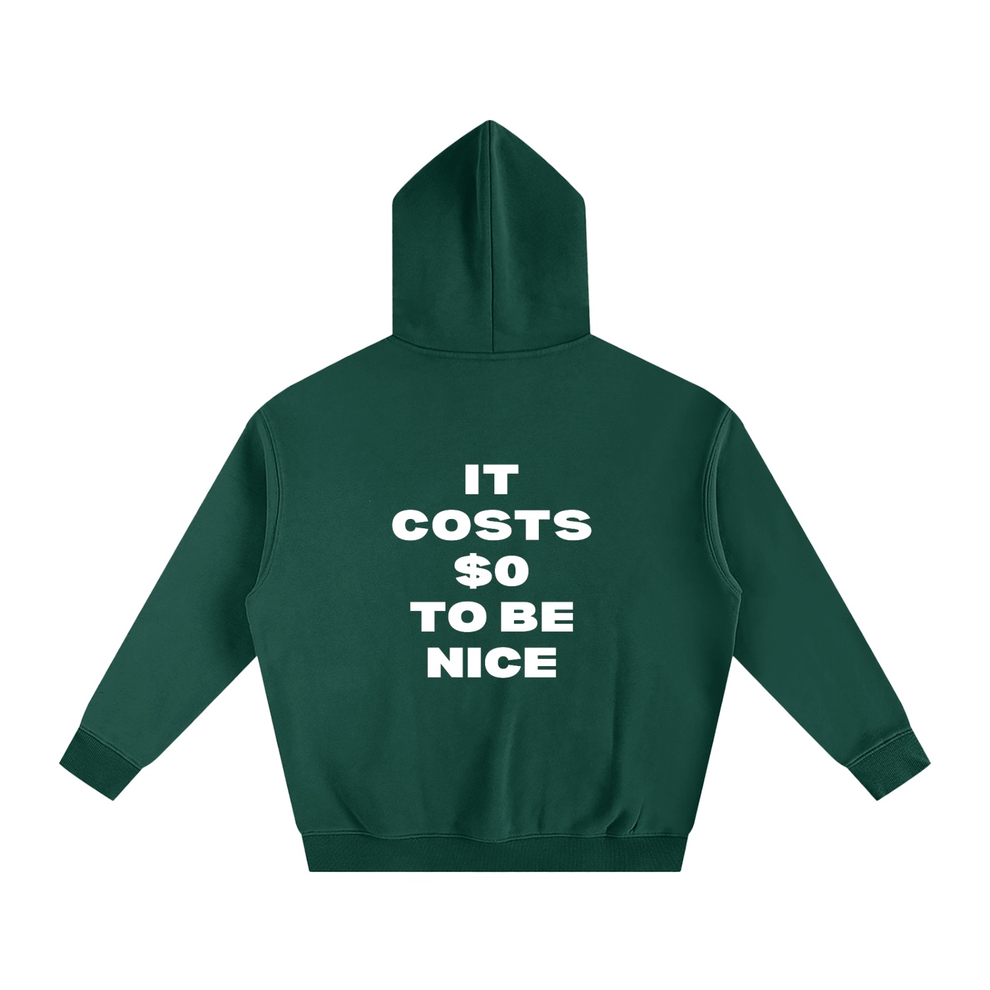 NO FKRY Be Nice - Oversize Fleeced Hoodie - Image 12